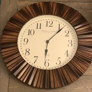 Sterling and Noble Mid Century Modern Wall Clock